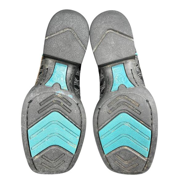 Ariat Women’s QuickDraw Black Zebra Western Cowgirl Boot Size US 6 - Picture 9 of 10